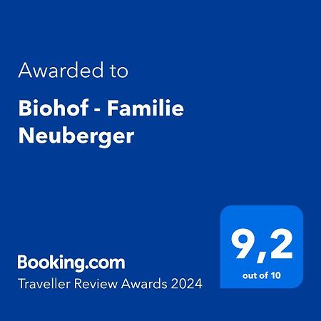 Biohof - Familie Neuberger Villa Petőfalva Kültér fotó